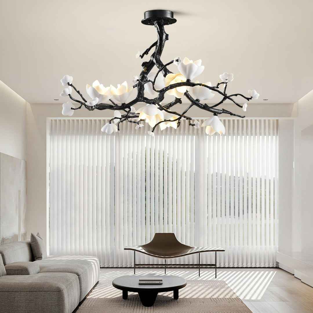 Black Copper Tree Chandelier - Vakkerlight