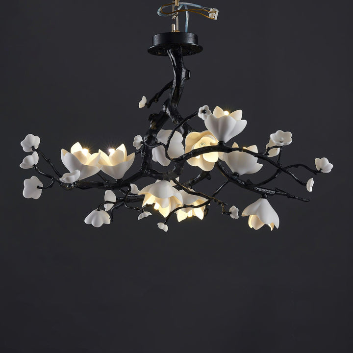 Black Copper Tree Chandelier - Vakkerlight