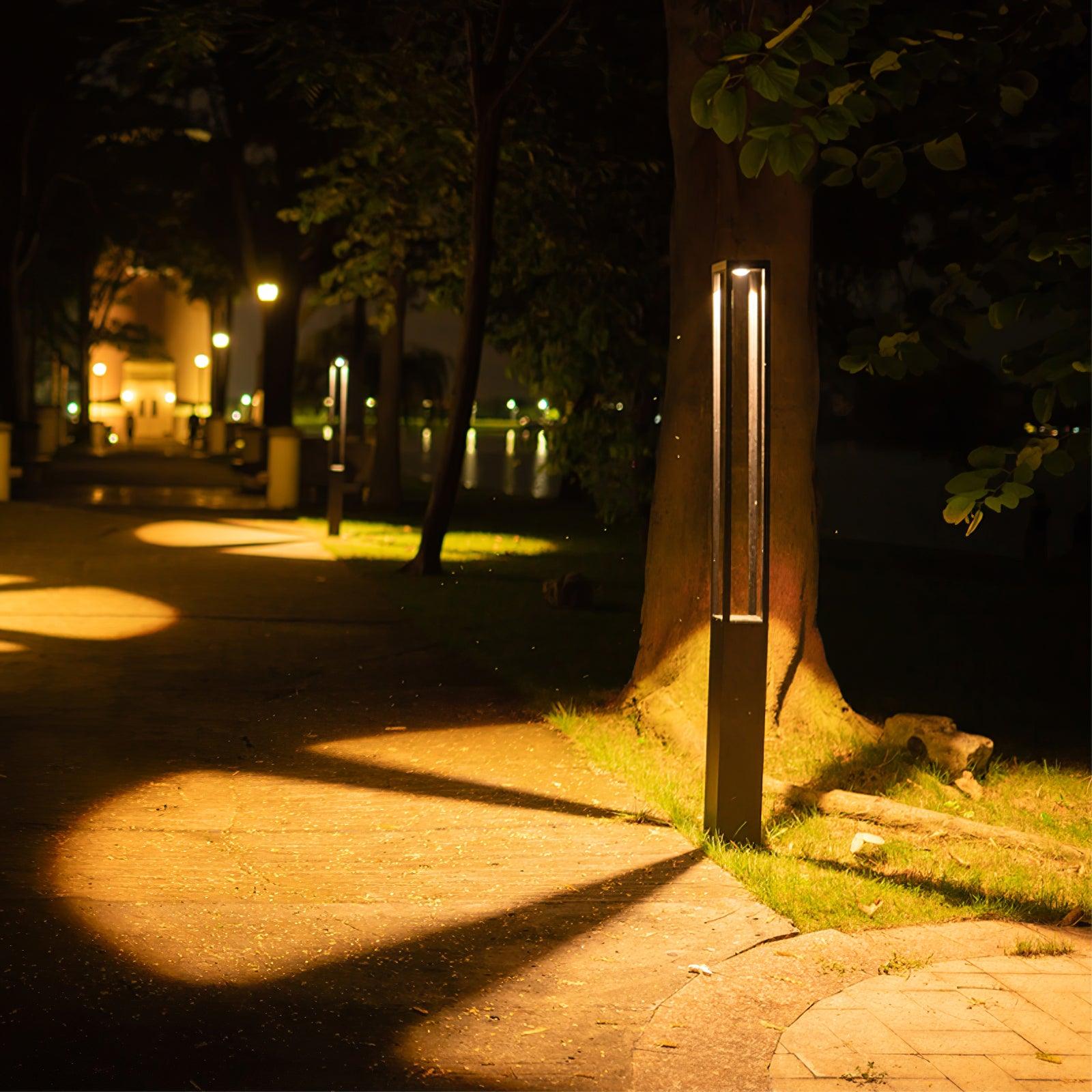 YUTR Street Lamp Pole Landscape Light Pole Garden Outdoor Lighting Poles  Bronze Classical Outdoor Pole Lamp 