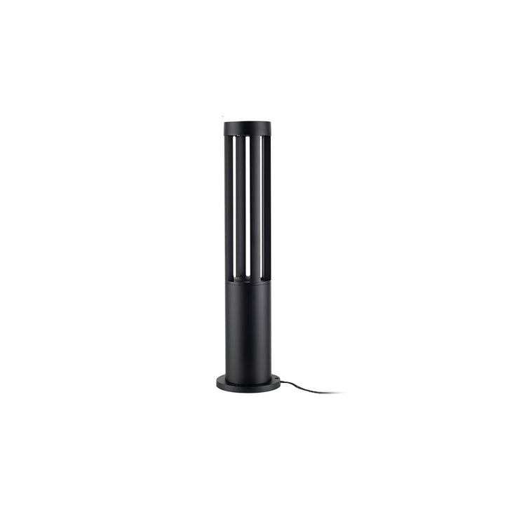 Black Cylindrical Garden Outdoor Light - Vakkerlight