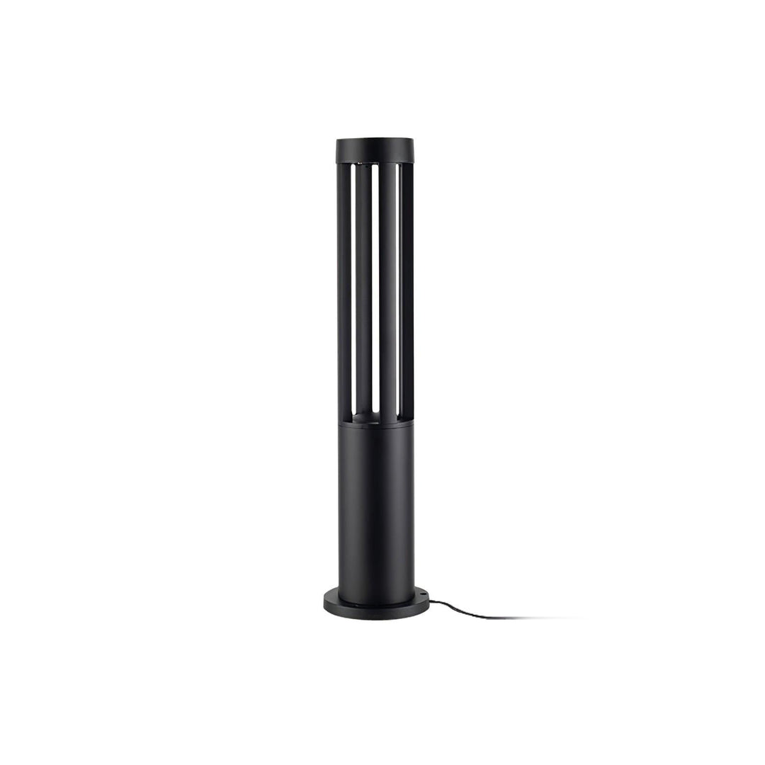 Black Cylindrical Garden Outdoor Light - Vakkerlight