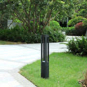Black Cylindrical Garden Outdoor Light - Vakkerlight