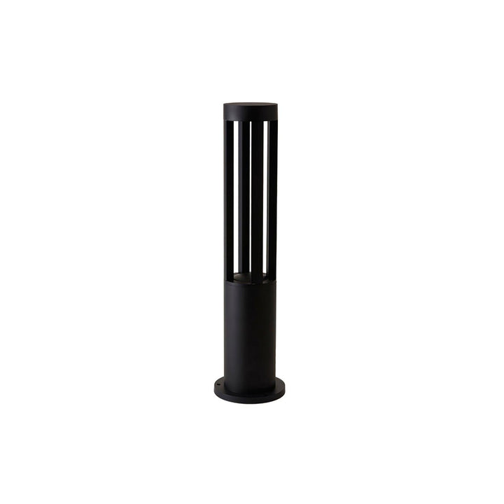 Black Cylindrical Garden Outdoor Light - Vakkerlight