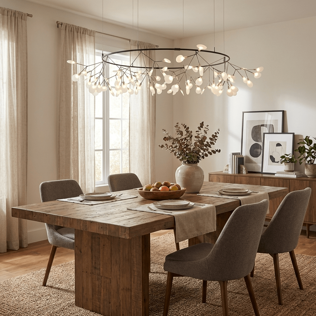 Black Firefly LED Chandelier - Vakkerlight