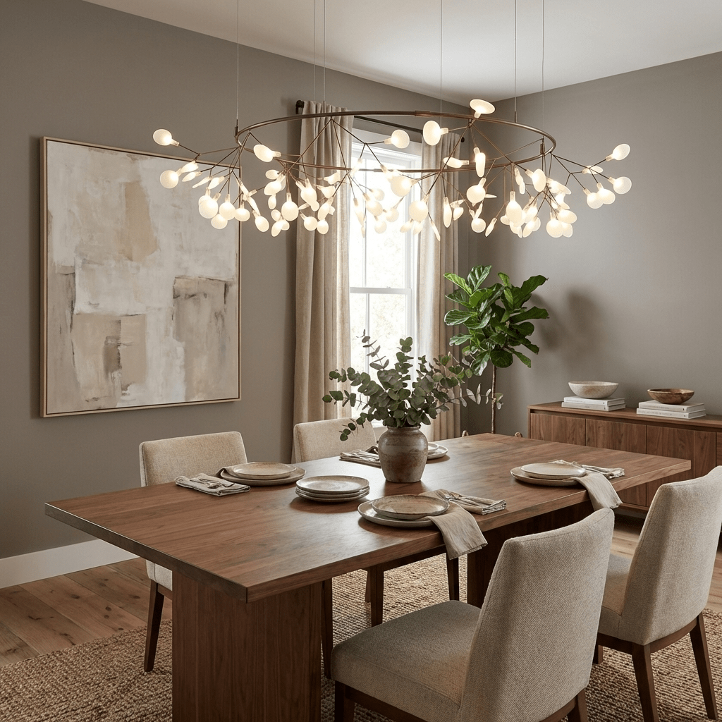 Black Firefly LED Chandelier - Vakkerlight