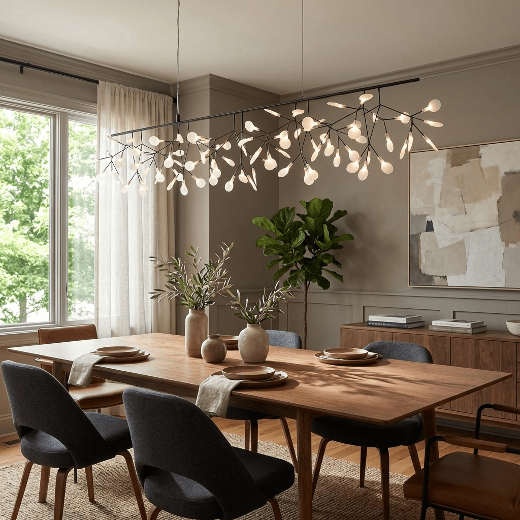 Black Firefly LED Chandelier - Vakkerlight