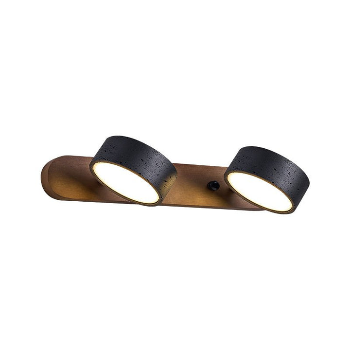 Black Travertine Duo Wall Light - Vakkerlight