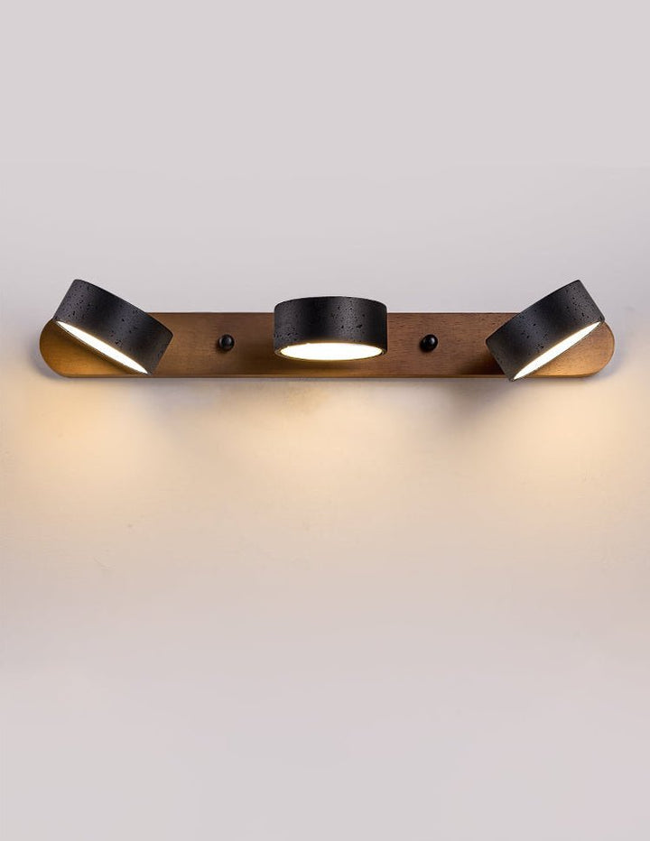 Black Travertine Duo Wall Light - Vakkerlight