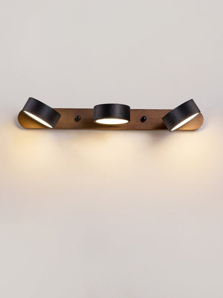 Black Travertine Duo Wall Light - Vakkerlight