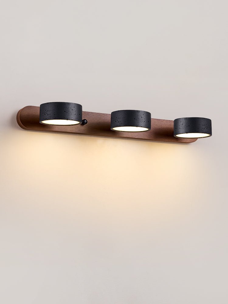 Black Travertine Duo Wall Light - Vakkerlight