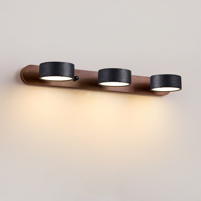 Black Travertine Duo Wall Light - Vakkerlight