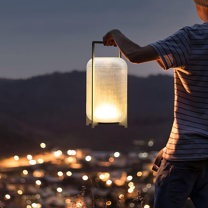 Black Twilight Lantern Table Lamp - Vakkerlight