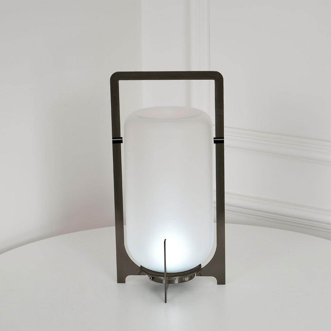 Black Twilight Lantern Table Lamp