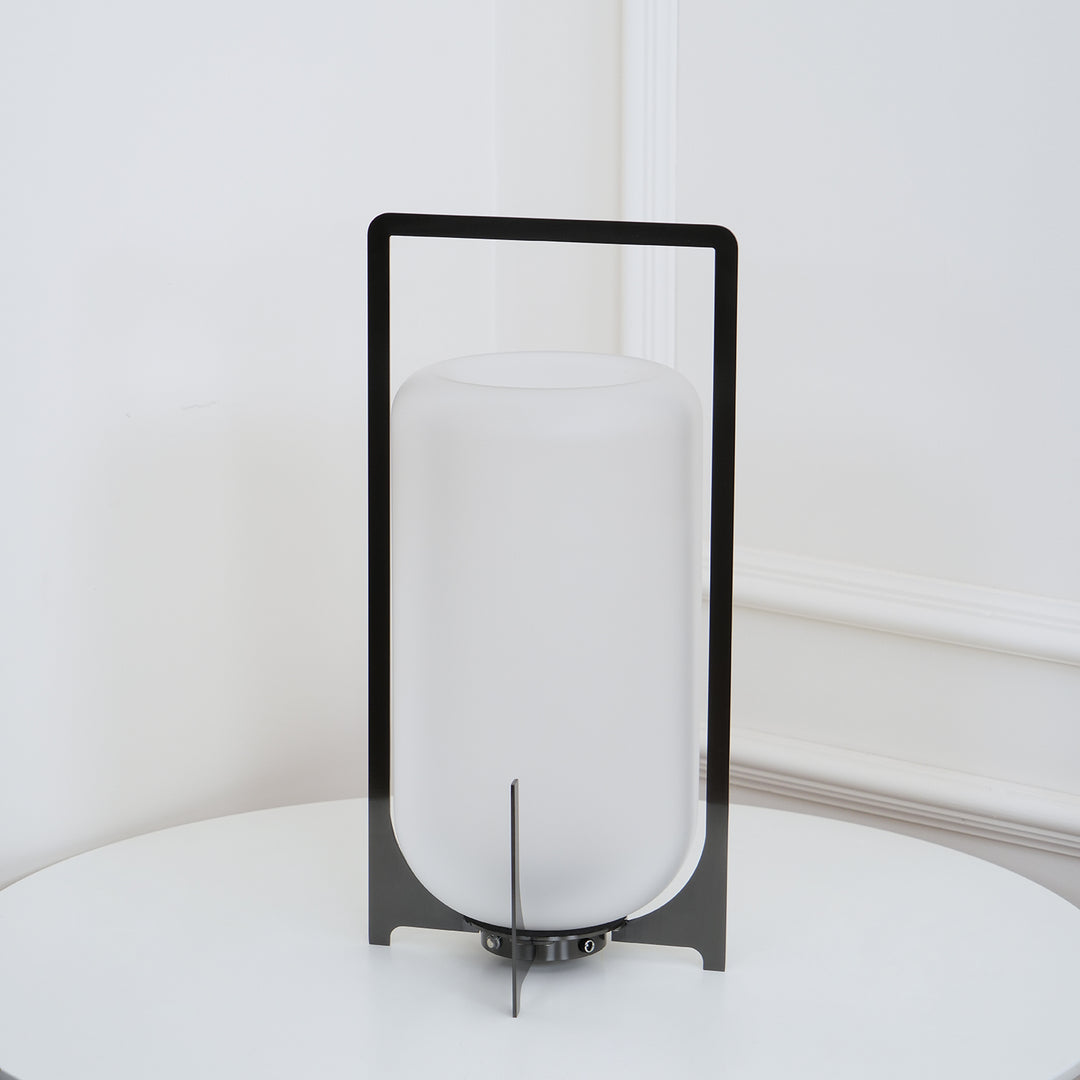 Black Twilight Lantern Table Lamp