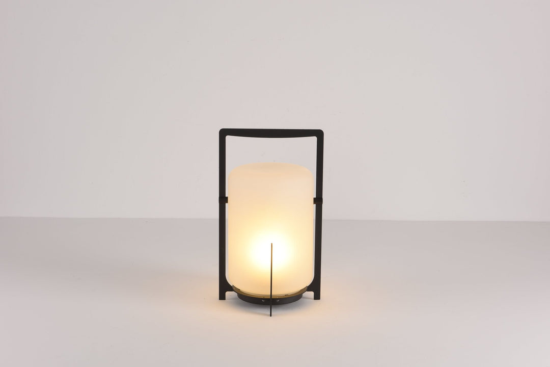Black Twilight Lantern Table Lamp - Vakkerlight