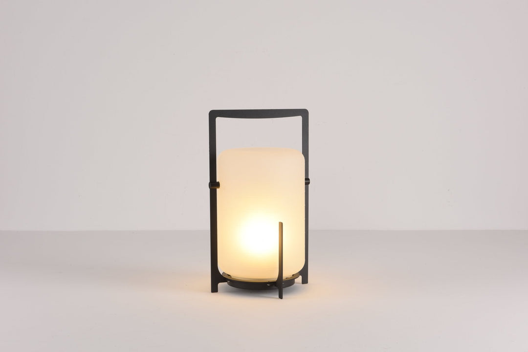 Black Twilight Lantern Table Lamp - Vakkerlight