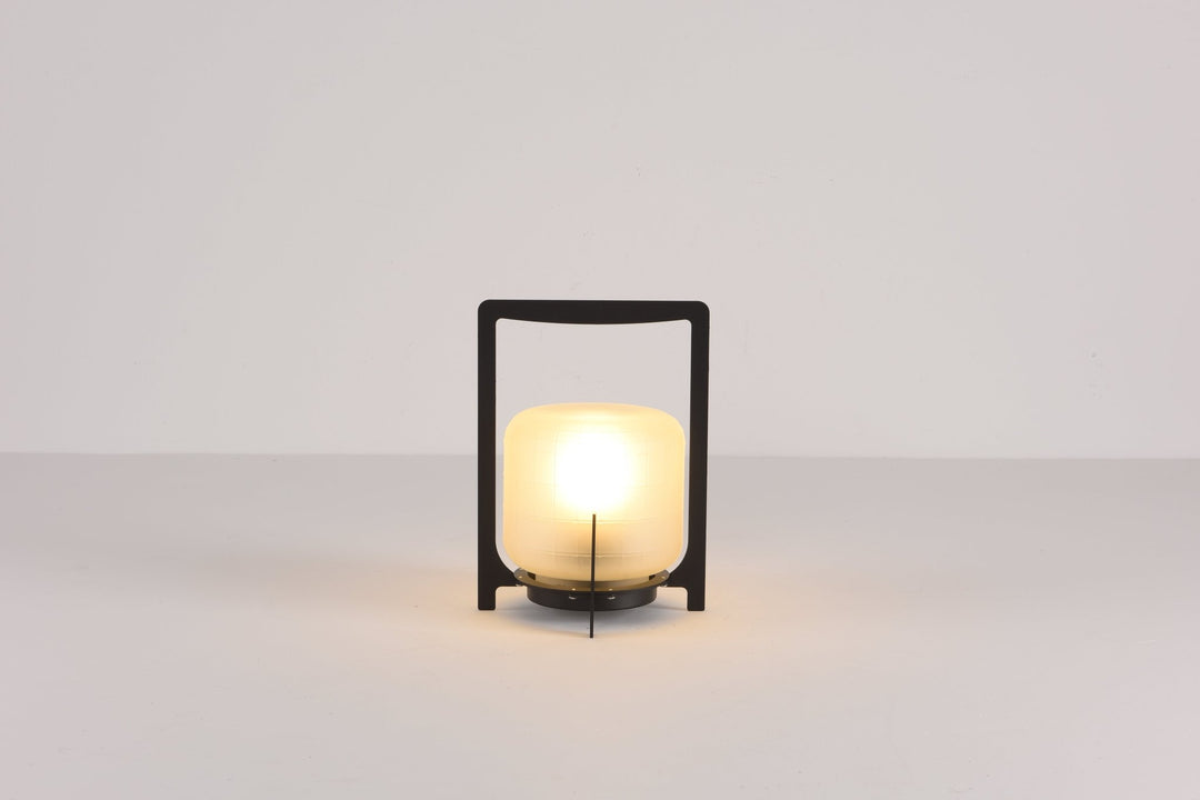 Black Twilight Lantern Table Lamp - Vakkerlight
