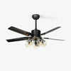 Black Vintage Ceiling Fan - Vakkerlight