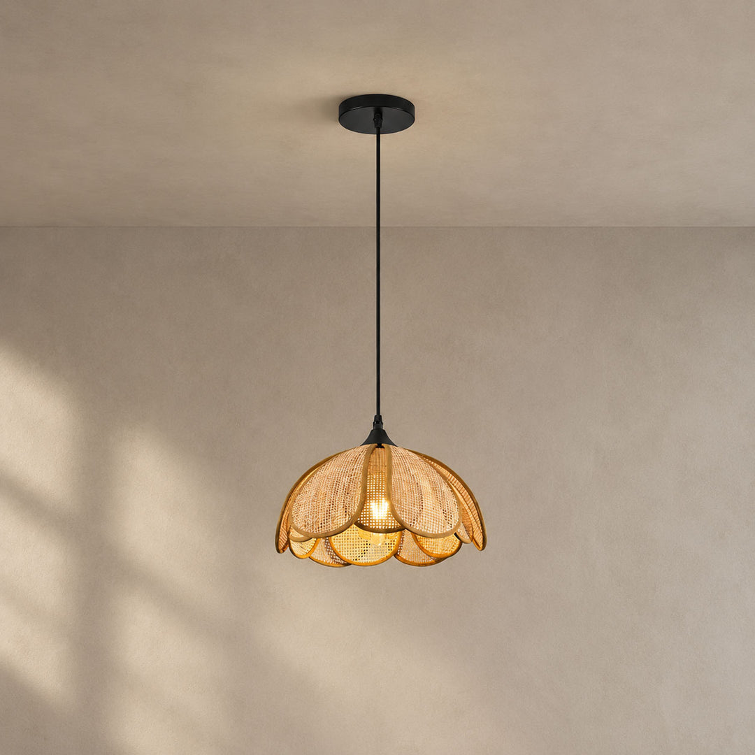 Bloom Rattan Pendant Lamp