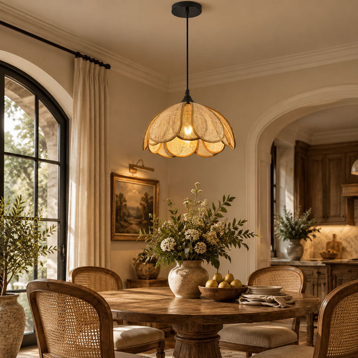 Bloom Rattan Pendant Lamp