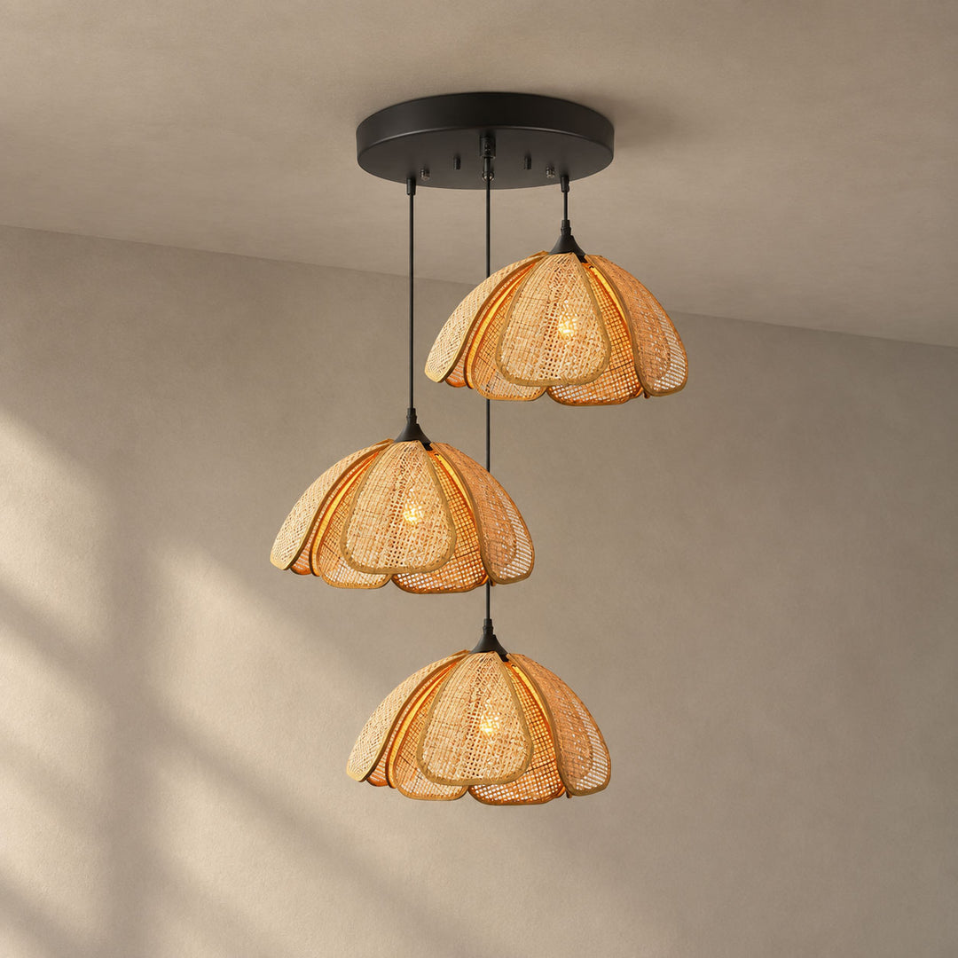 Bloom Rattan Pendant Lamp