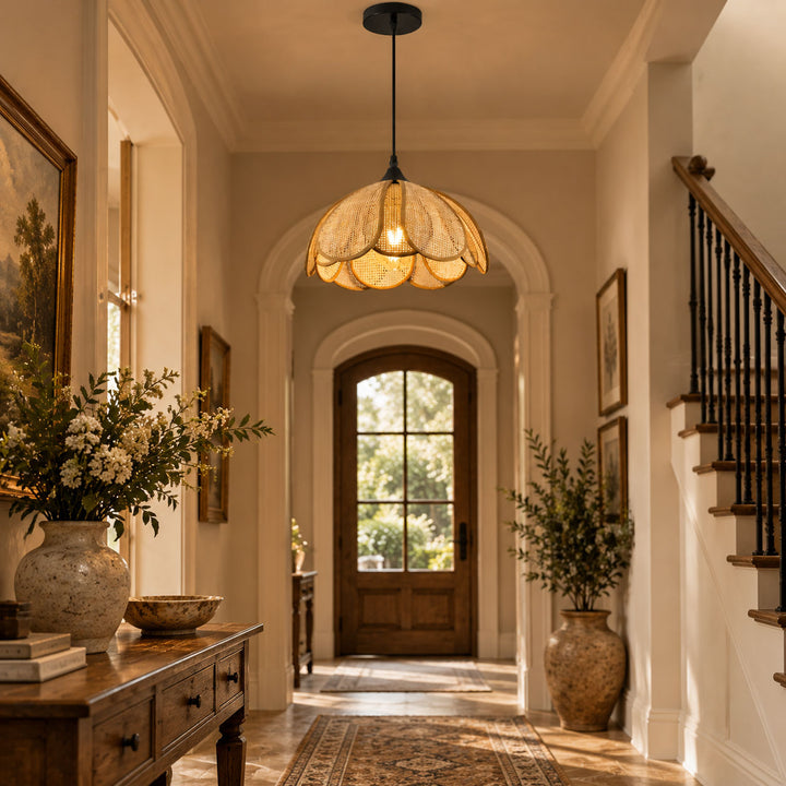 Bloom Rattan Pendant Lamp