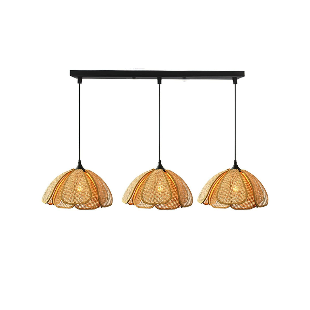 Bloom Rattan Pendant Lamp - Vakkerlight