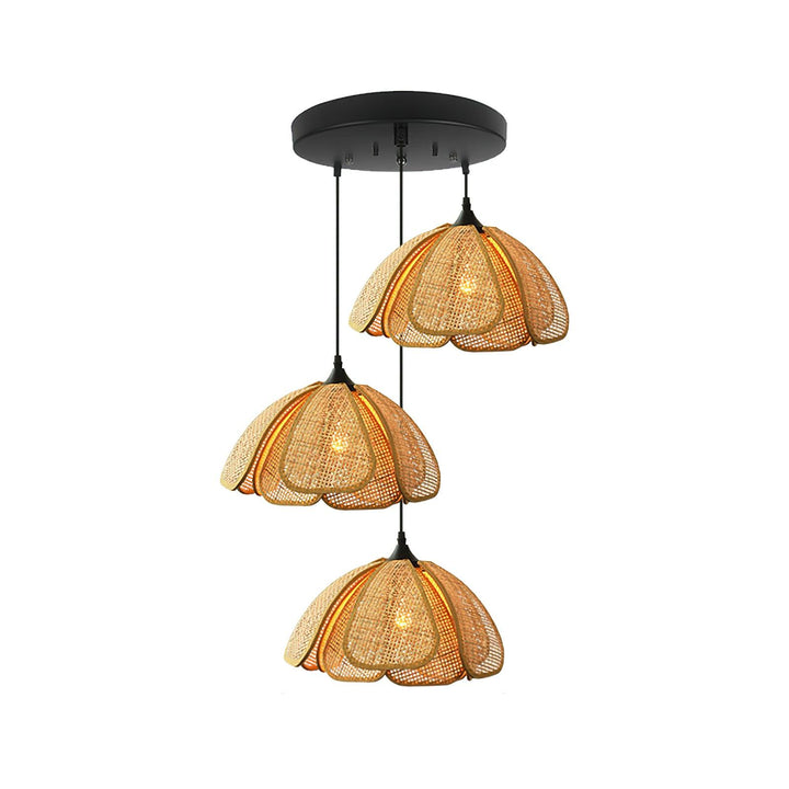 Bloom Rattan Pendant Lamp - Vakkerlight