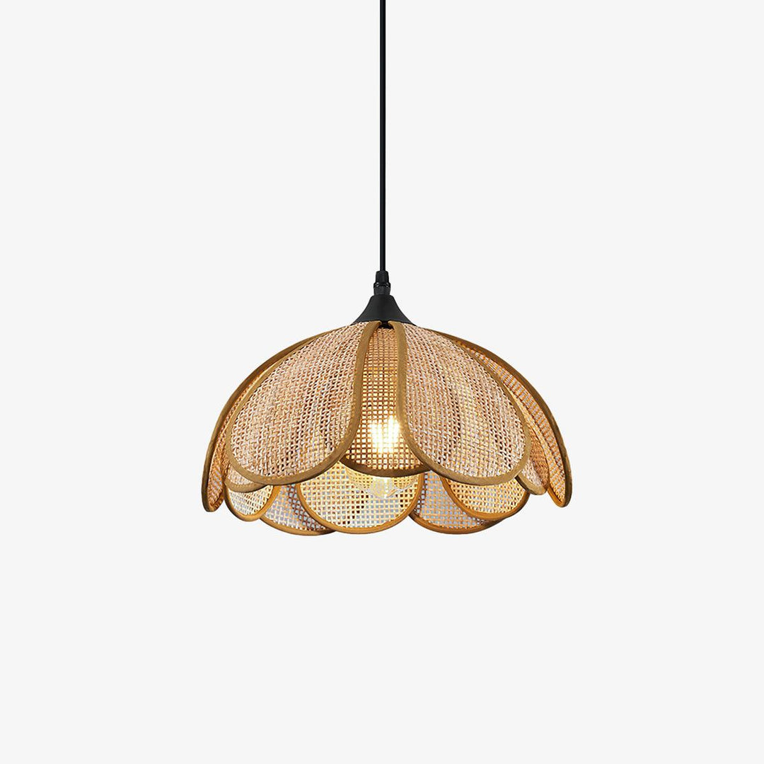 Bloom Rattan Pendant Lamp - Vakkerlight