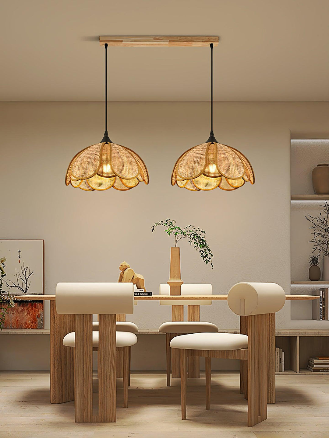 Bloom Rattan Pendant Lamp - Vakkerlight