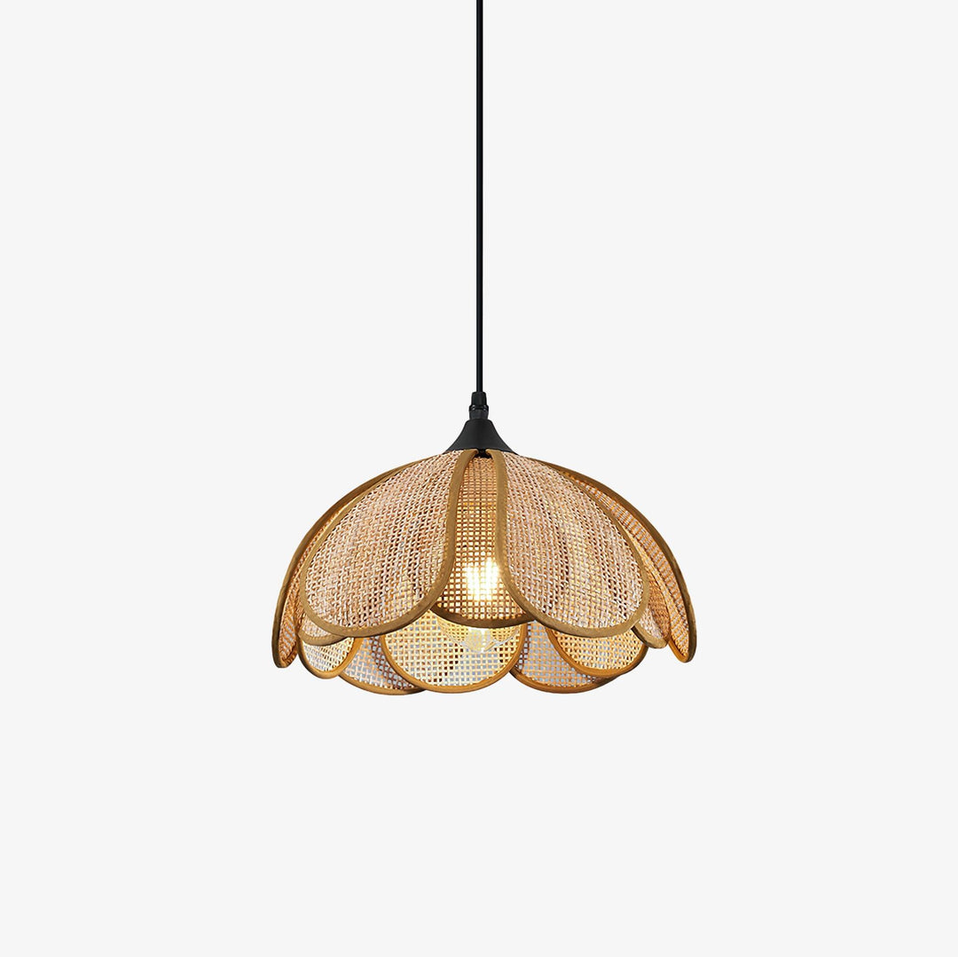 Bloom Rattan Pendant Lamp - Vakkerlight