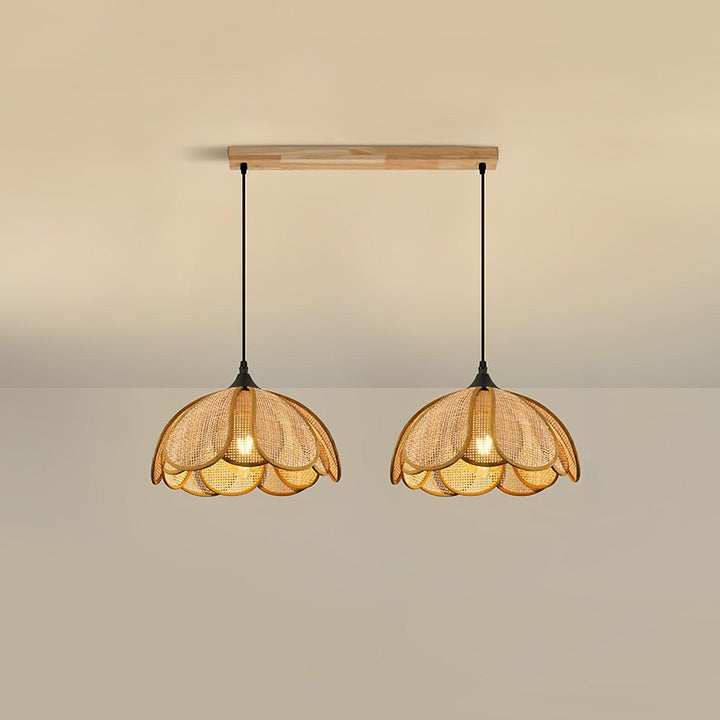 Bloom Rattan Pendant Lamp - Vakkerlight