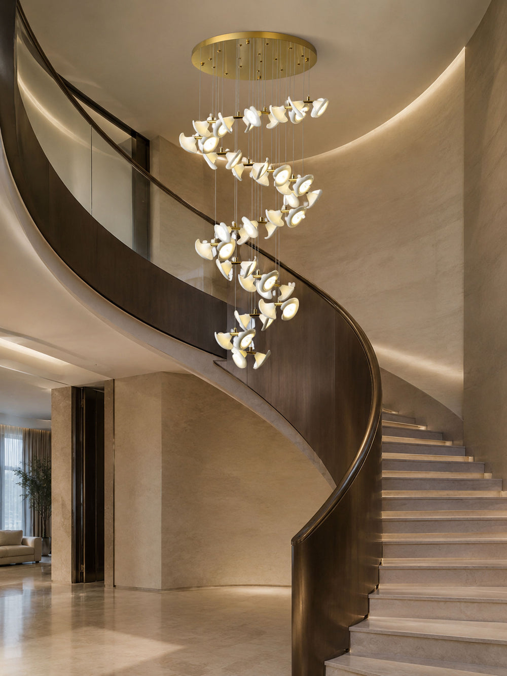 Blossom Double Horn Chandelier - Vakkerlight