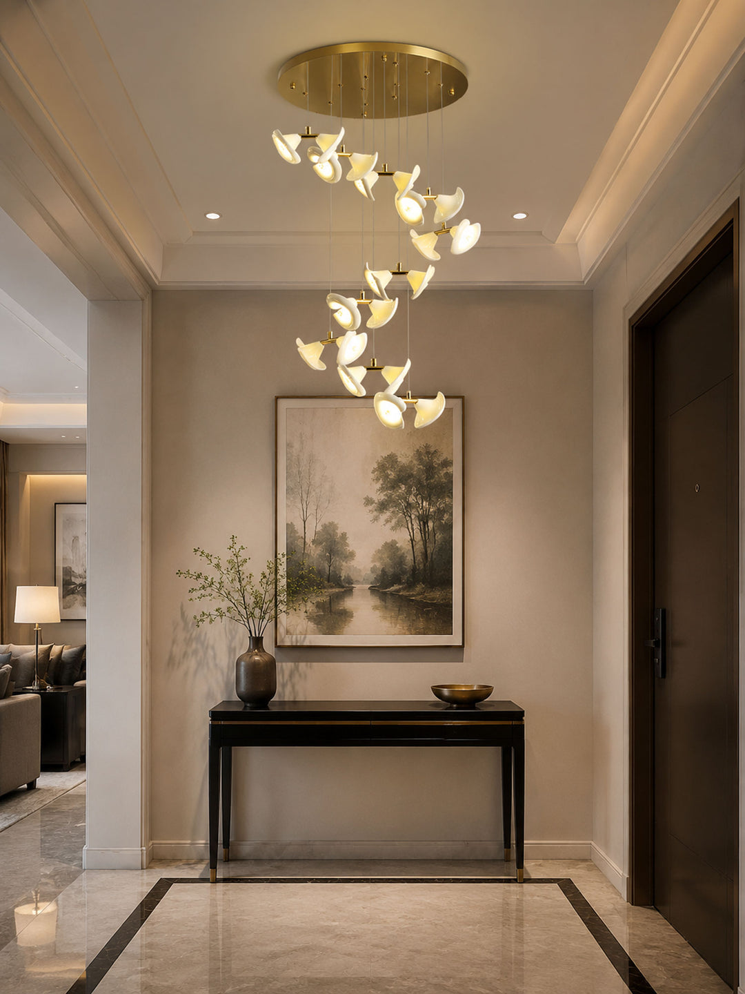 Blossom Double Horn Chandelier - Vakkerlight