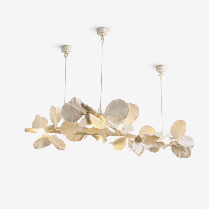 Blossom Branch Plaster Dining Chandelier - Vakkerlight