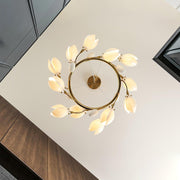 White Porcelain Magnolia Chandelier - Vakkerlight