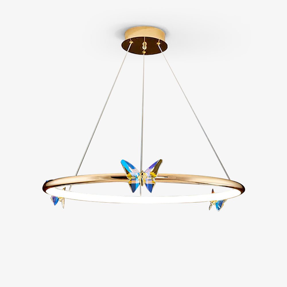 Blue Butterfly Chandelier - Vakkerlight