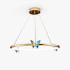 Blue Butterfly Chandelier - Vakkerlight