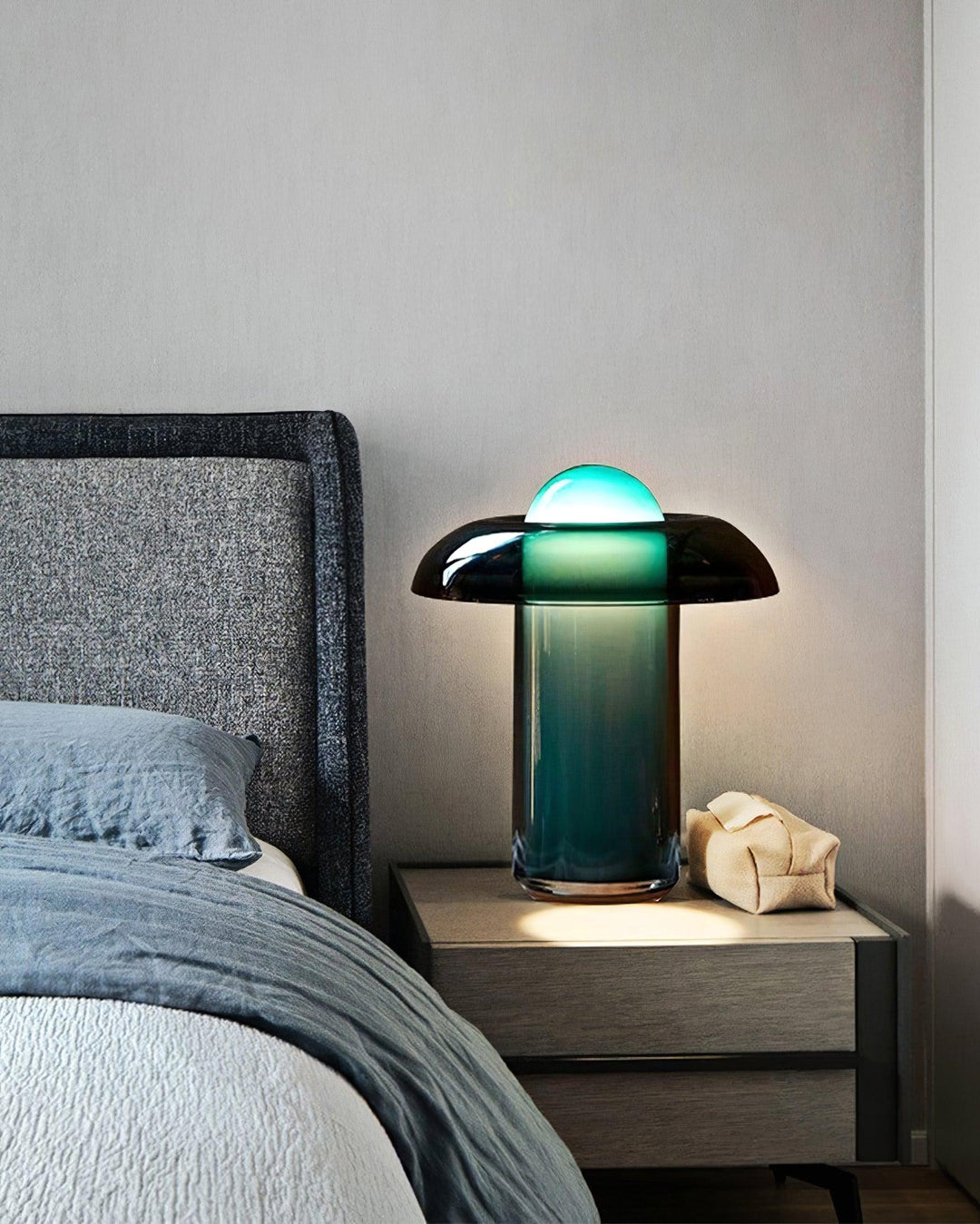 Glass Mushroom Table Lamp - Vakkerlight