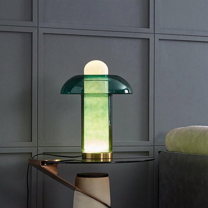 Glass Mushroom Table Lamp - Vakkerlight