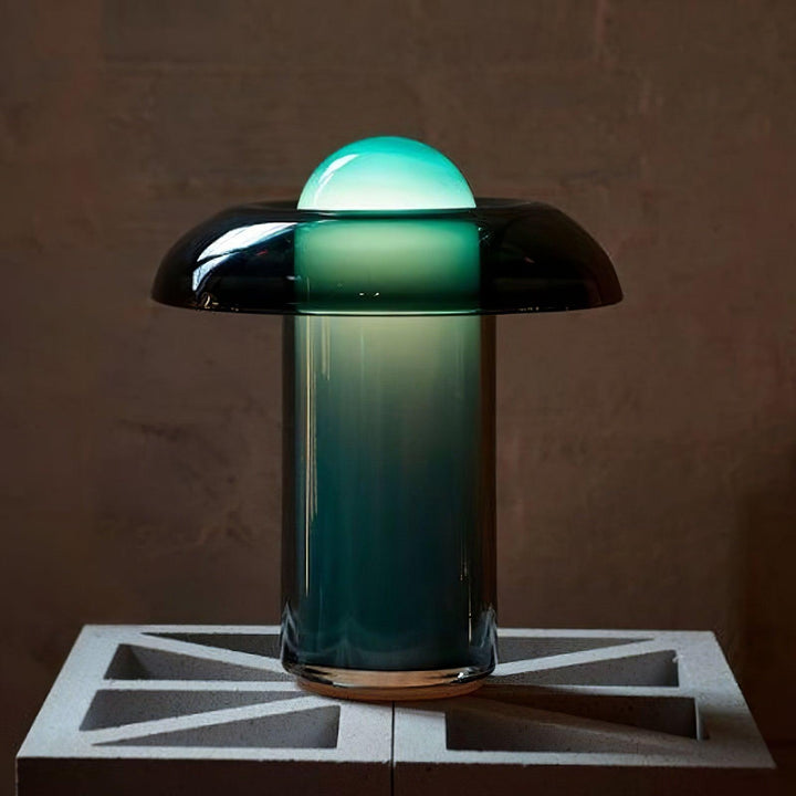 Glass Mushroom Table Lamp - Vakkerlight