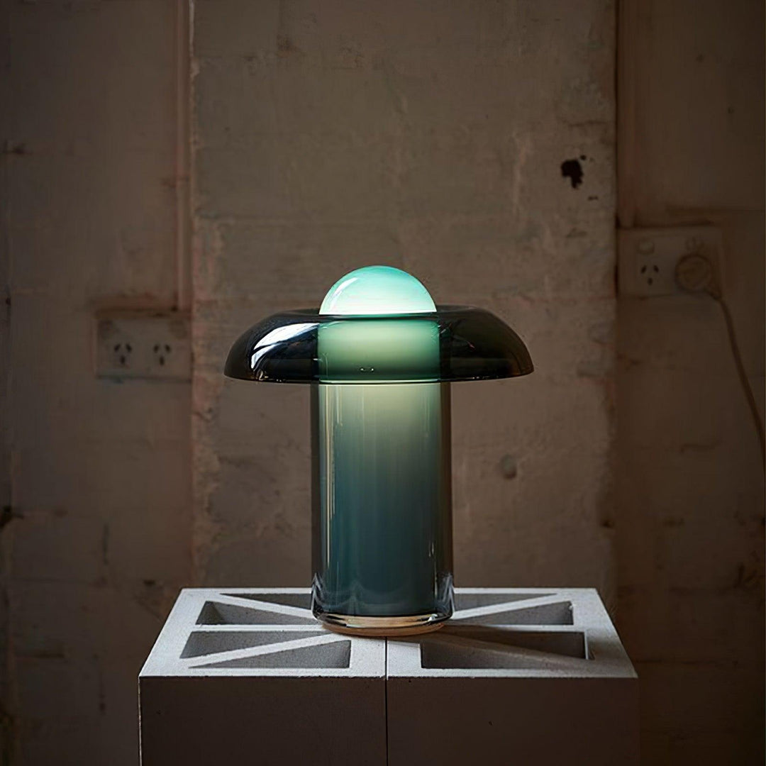 Glass Mushroom Table Lamp - Vakkerlight