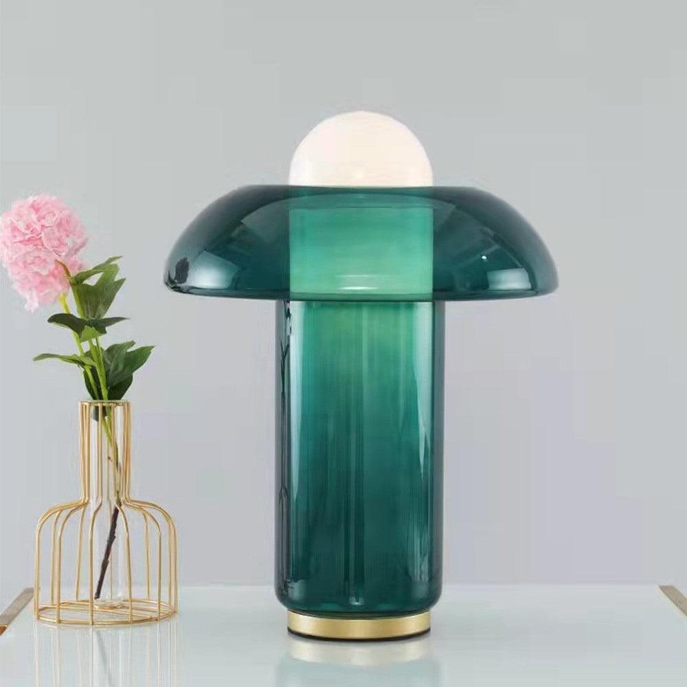 Glass Mushroom Table Lamp - Vakkerlight