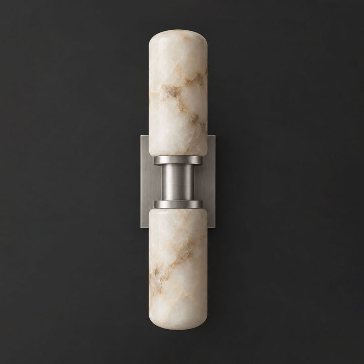 Bobbin Alabaster Wall Sconce
