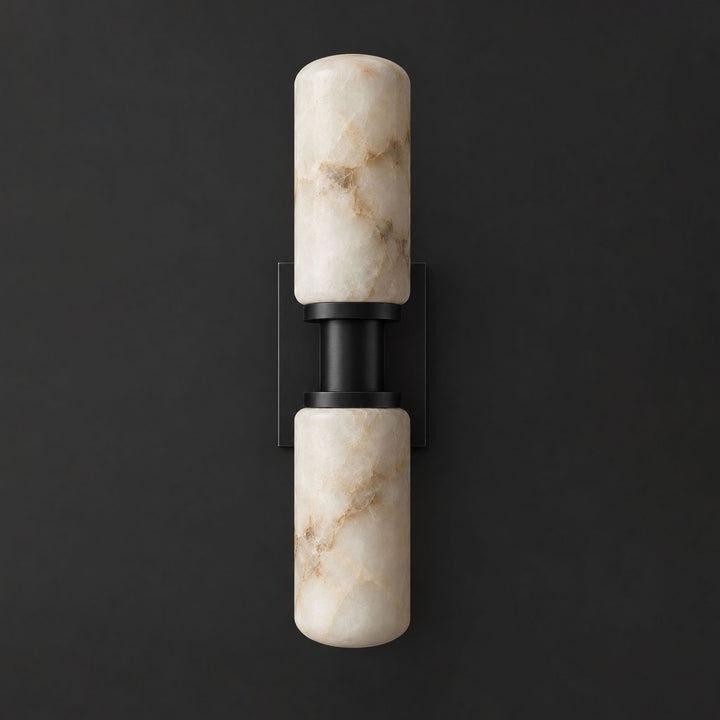 Bobbin Alabaster Wall Sconce
