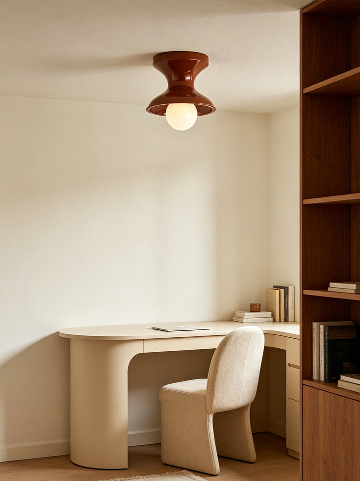 Bobbin Resin Flush Mount Light - Vakkerlight