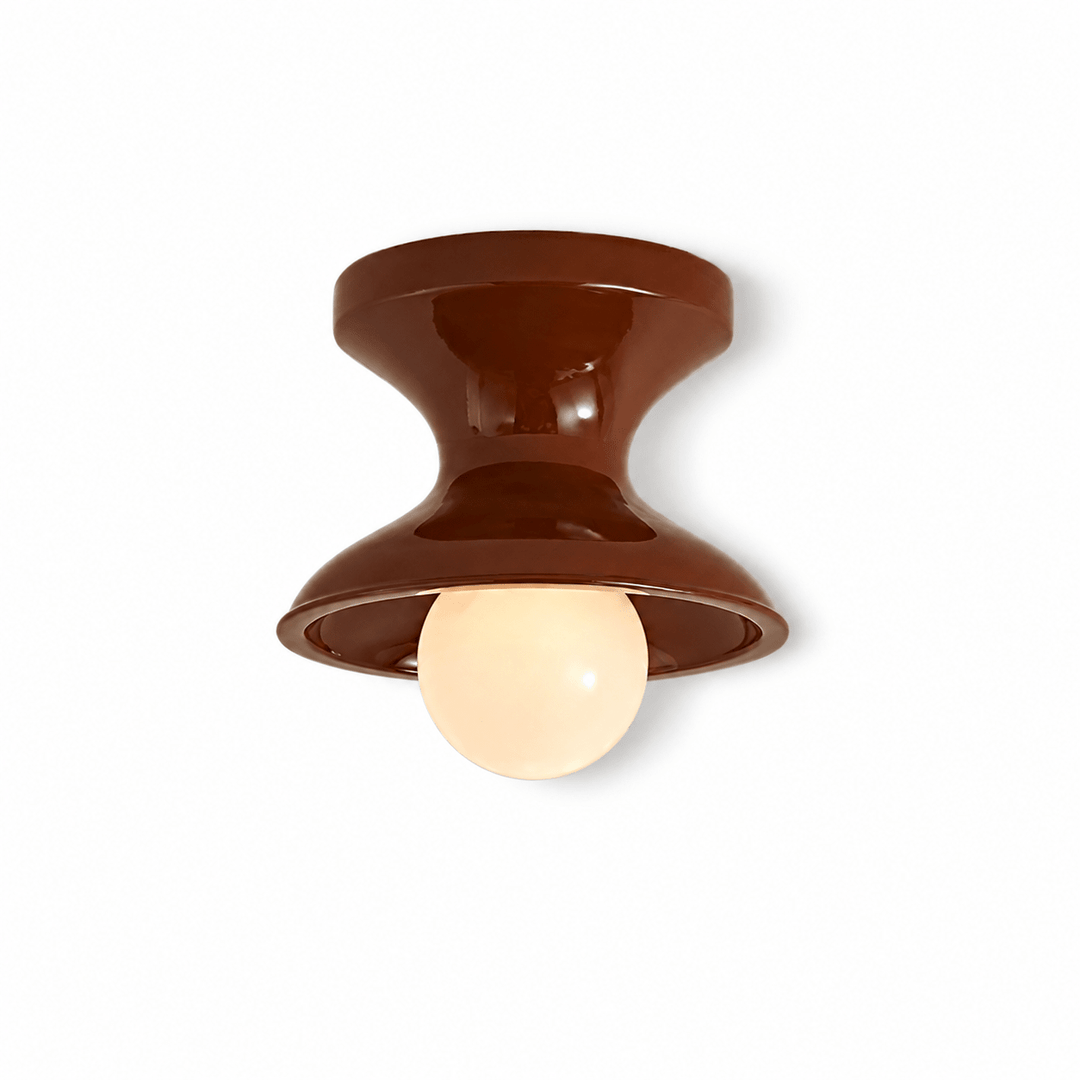 Bobbin Resin Flush Mount Light - Vakkerlight