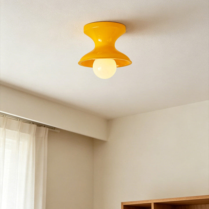Bobbin Resin Flush Mount Light - Vakkerlight