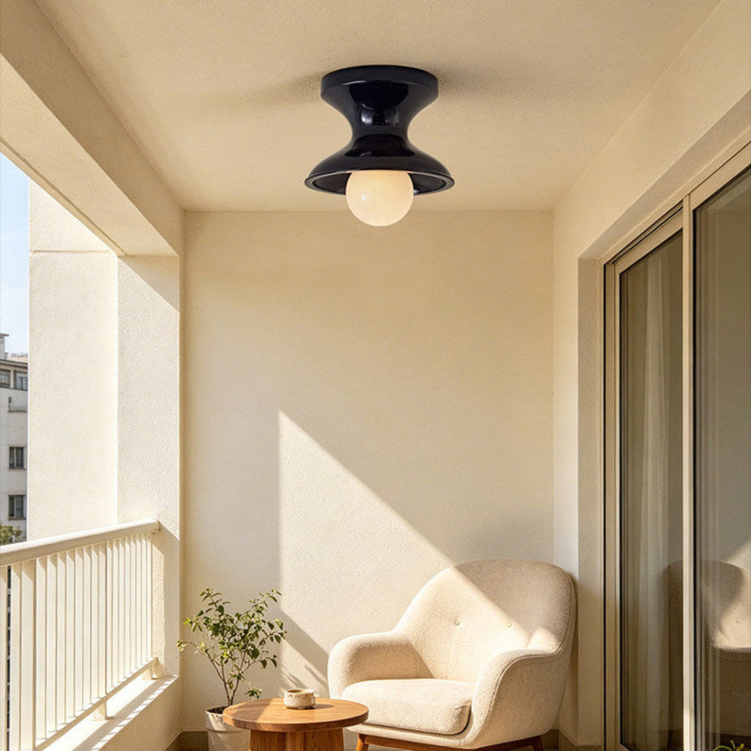 Bobbin Resin Flush Mount Light - Vakkerlight