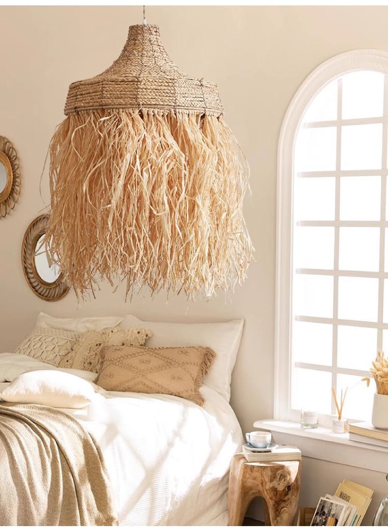Bohemian Raffia Pendant Light - Vakkerlight
